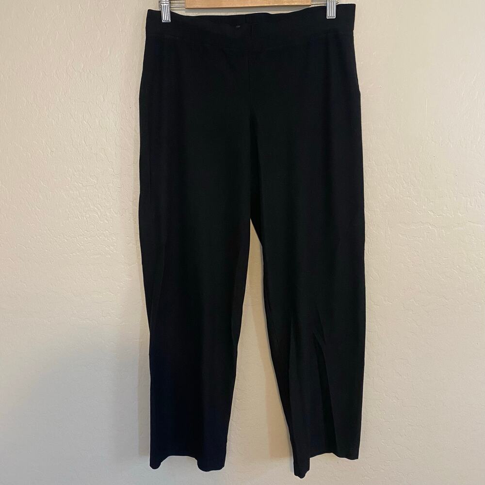 Eileen Fisher Washable Stretch Crepe Pant Slim Fit Ankle Length Womens Sz Medium